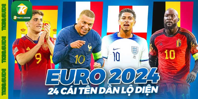 Chung kết EURO 2024 | Cùng TK88 nâng tầm trải nghiệm cá cược 6 TOP ngôi sao hàng đầu bóng đá tại chung kết EURO 2024