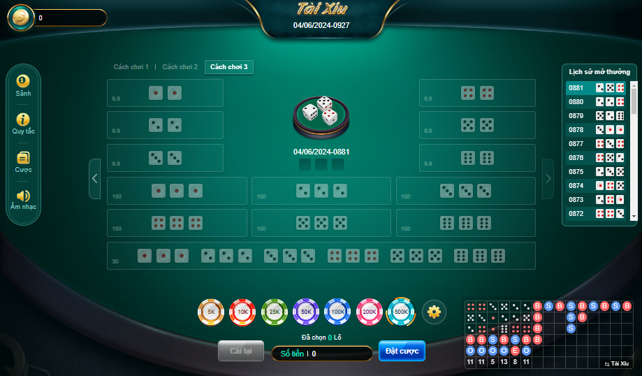 Tài xỉu 30S | Trải nghiệm game HOT tại TK88 4 Hướng dẫn cách chơi và quy tắc tài xỉu 30s